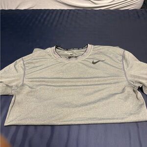Nike Gray Short Sleeve Shirt